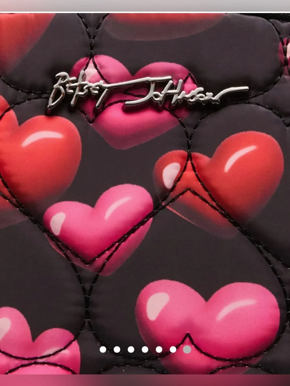 Betsey Johnson Loaf Cosmetic Case. Black/Multi. - Picture 11 of 17